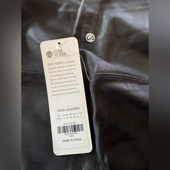 CRZ Yoga Black Leggings - Size M - NWT - Picture 4 of 4